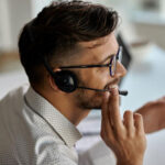 male customer support